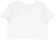A white cropped tee saved to the wardrobe
