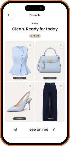 Saving a favourite outfit in Macgie